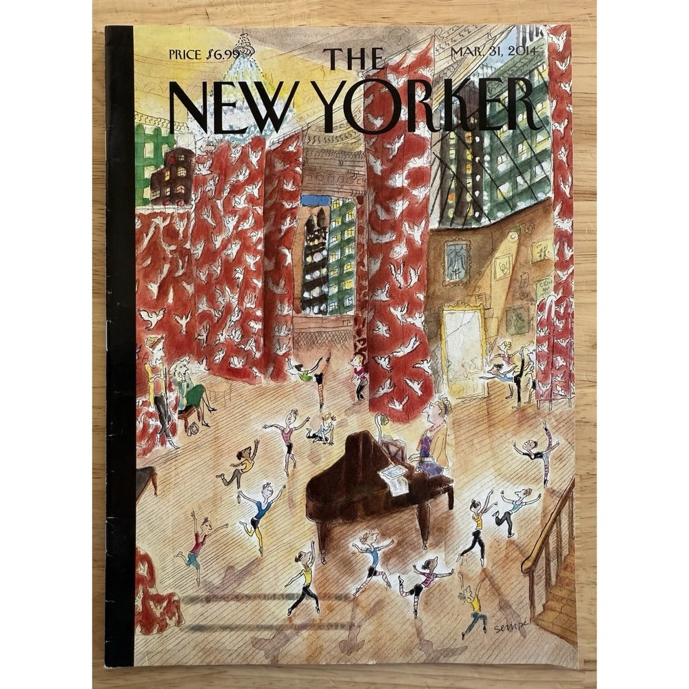 THE NEW YORKER Magazine March 31, 2014 ~ J.J. Sempe TINY DANCERS